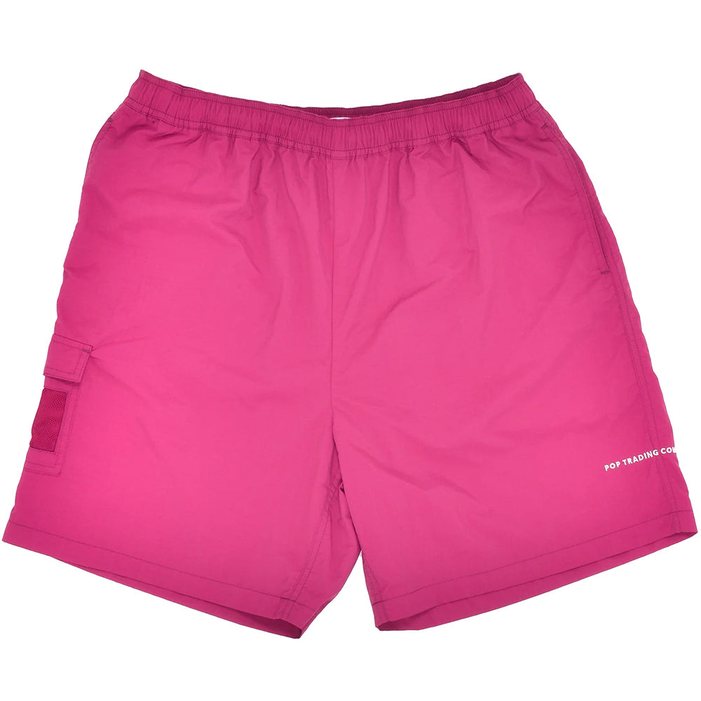 Pop Trading Company Painter Shorts Raspberry