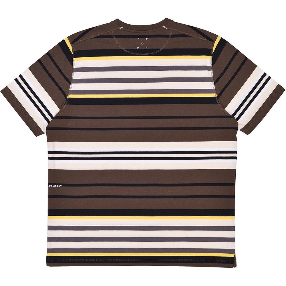 Pop Trading Company Striped Pocket T shirt delicioso