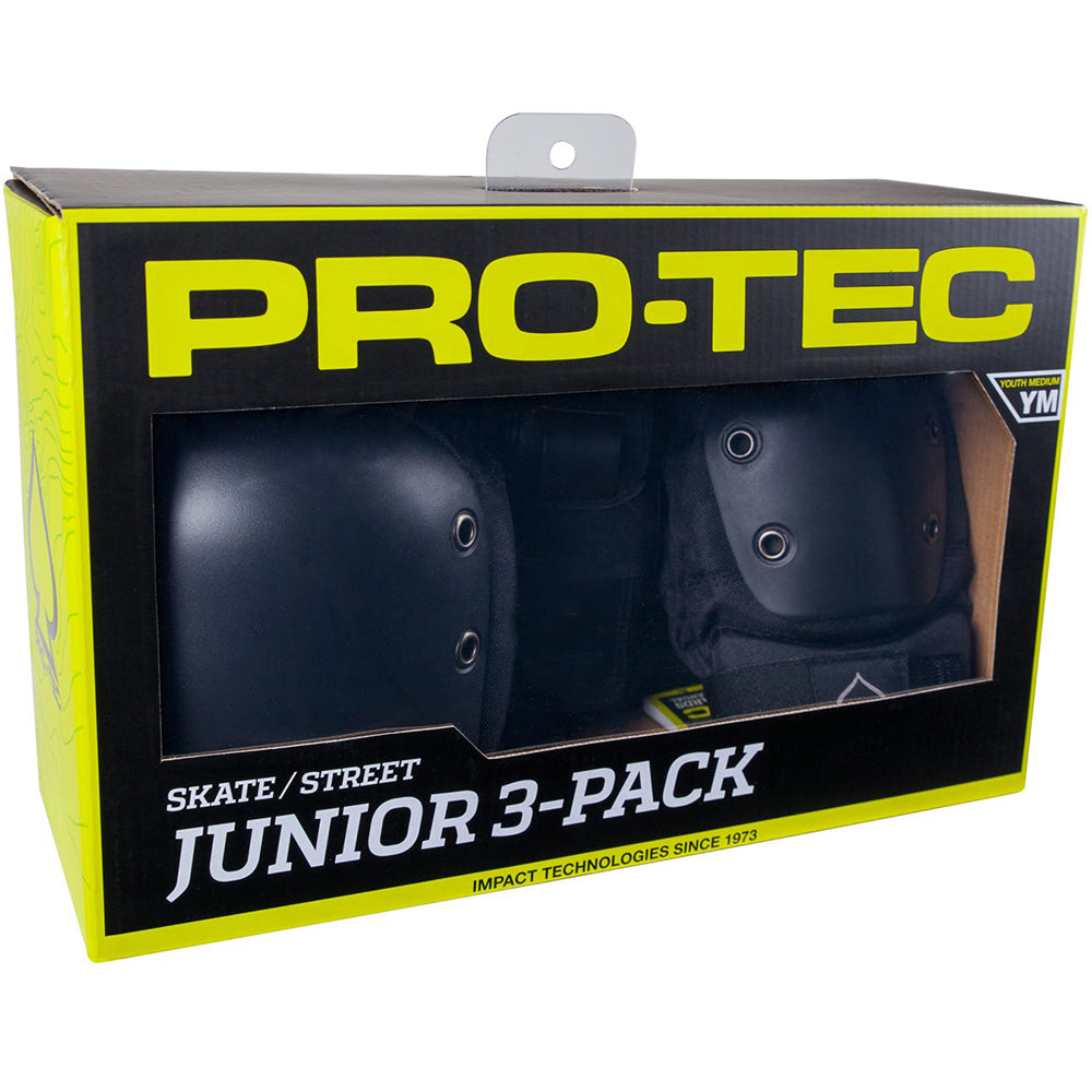 Pro-Tec Street Gear Junior 3 Pack Black