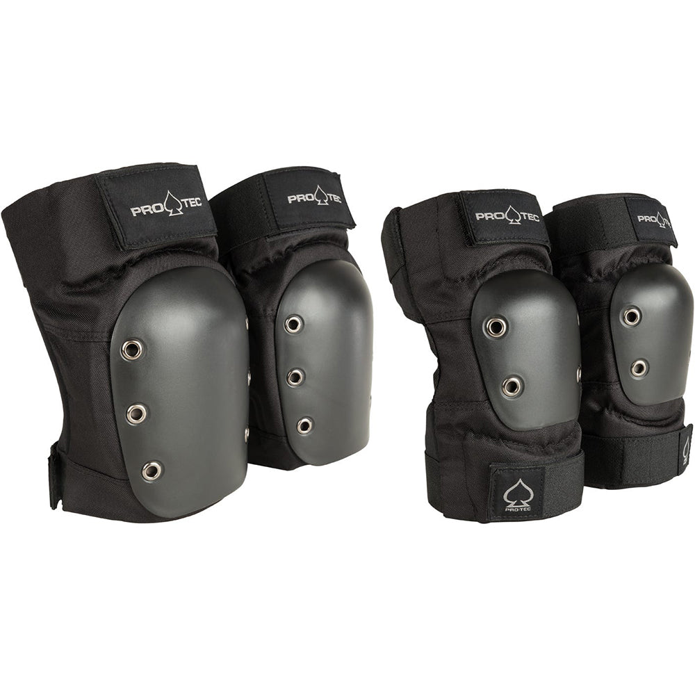 Pro-Tec Street Knee/Elbow Pad Set Black