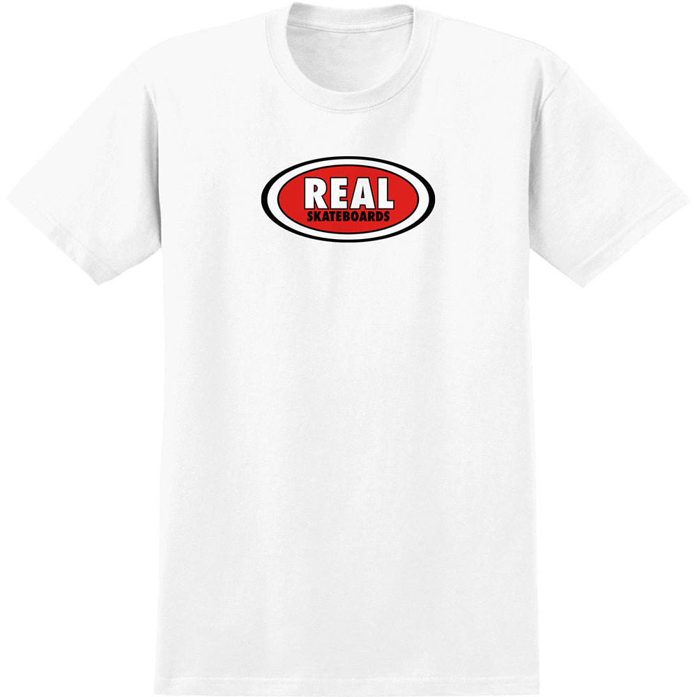 Real Oval T shirt white