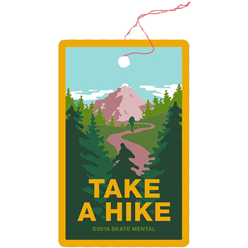 Skate Mental Take A Hike Air Freshener NOTE shop