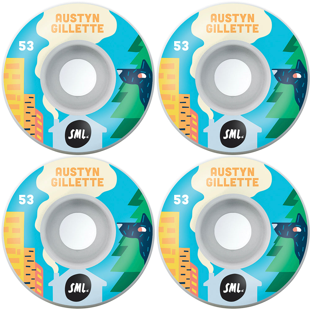 Sml Austyn Gillette Arvo Series OG V-Cut Skateboard Wheels 53mm