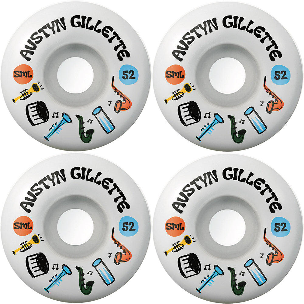 Sml Austyn Gillette Bluff Park OG Wide Skateboard Wheels 52mm