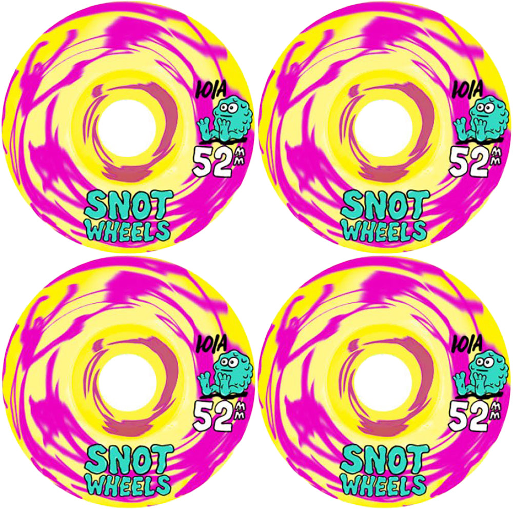 Snot Swirls Wheels pink/yellow 52mm