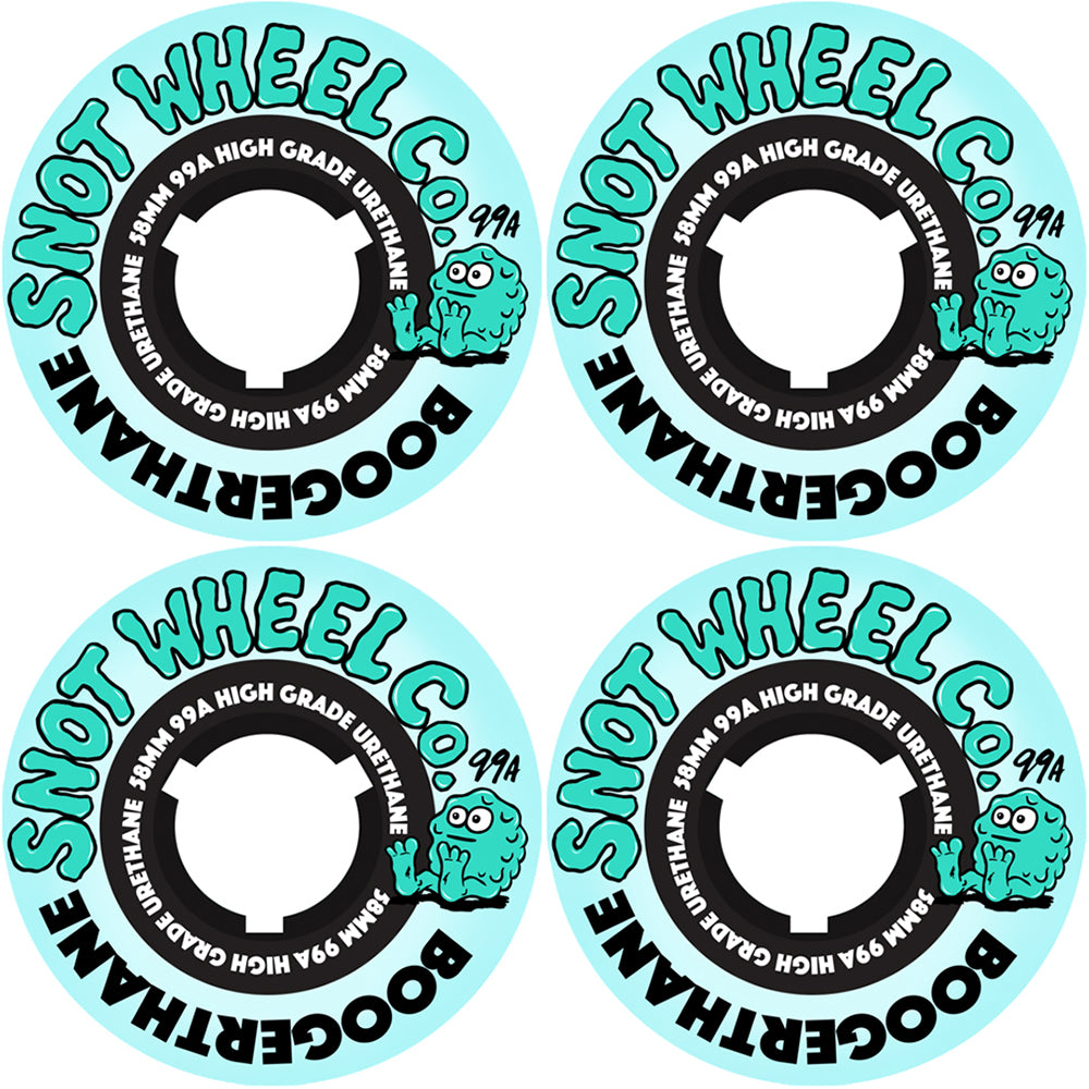 Snot Boogerthane Team 58 Wheels pale teal 58mm