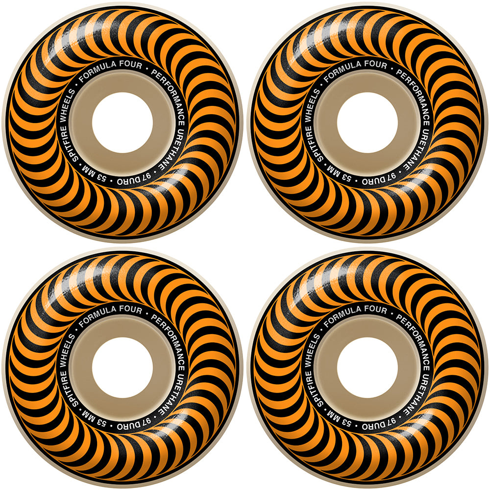 Spitfire Formula Four Classic 97du Skateboard Wheels 53mm