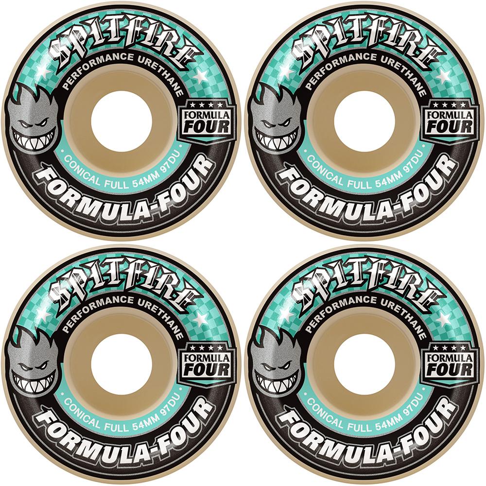 Spitfire Formula Four Conical Full 97du Skateboard Wheels 58mm