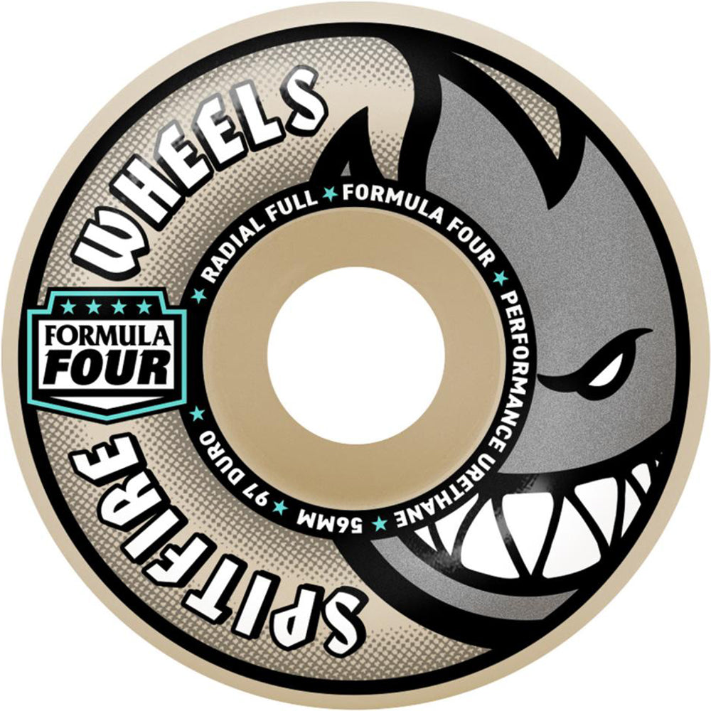Spitfire Formula Four Radial Full 97du Skateboard Wheels 56mm