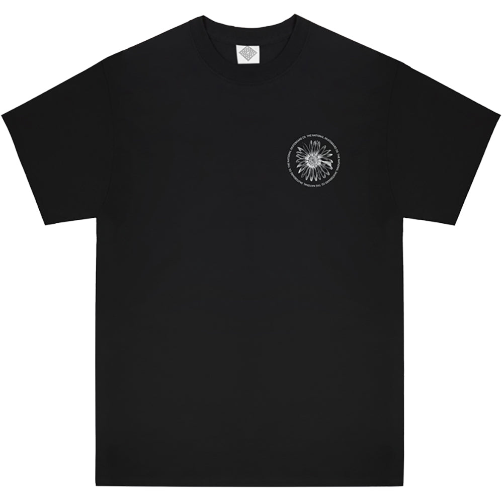 The National Skateboard Co Daisy Tee Black