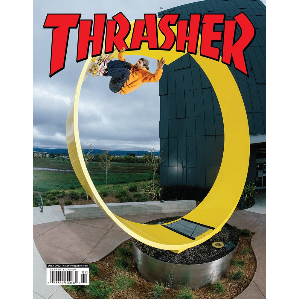 Thrasher Magazine July 2022 issue 504 Austin Kanfoush Cover