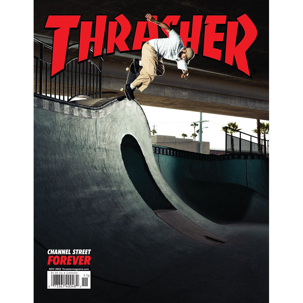 Thrasher Magazine November 2022 issue 508 Ronnie Sandoval Cover