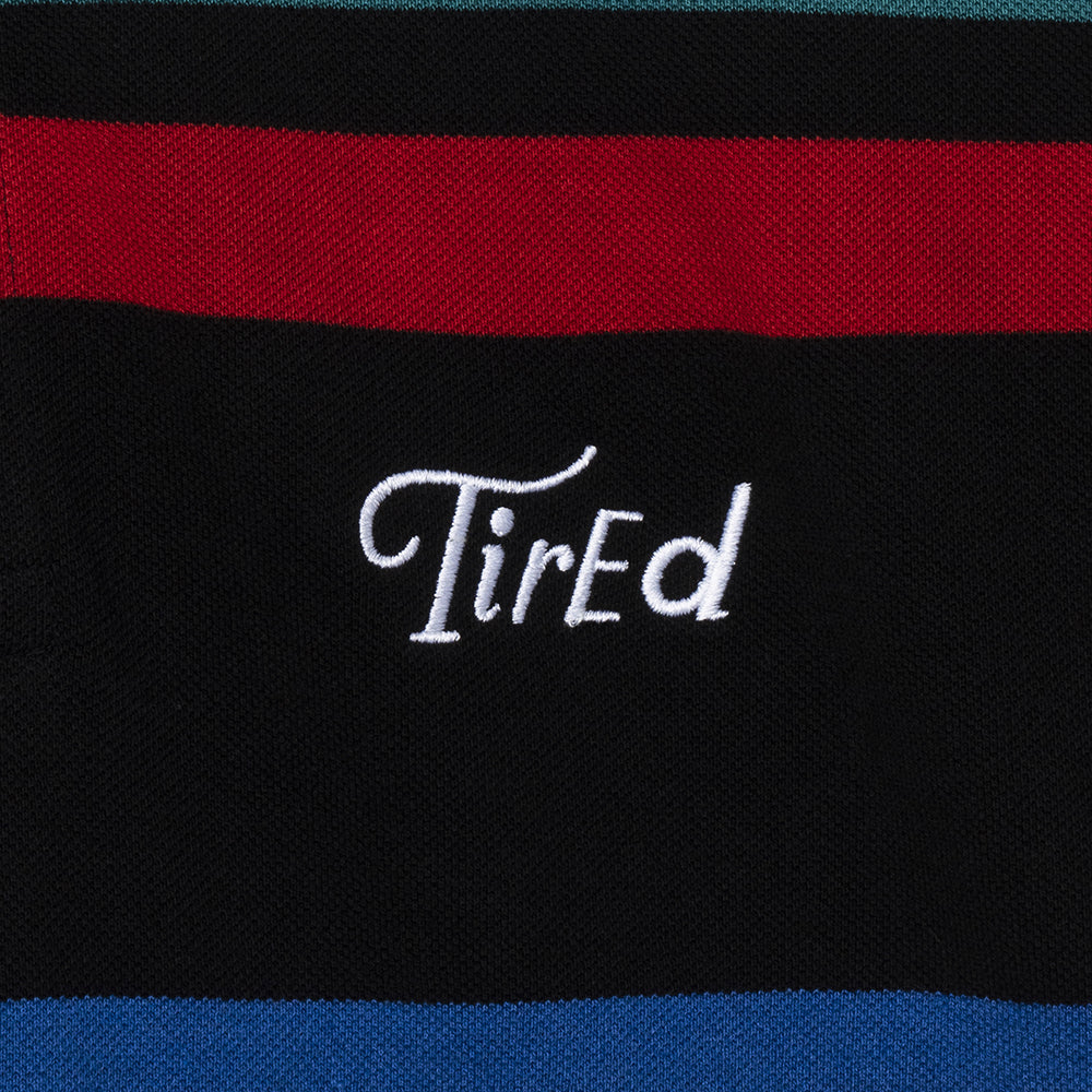 Tired Striped Polo multi