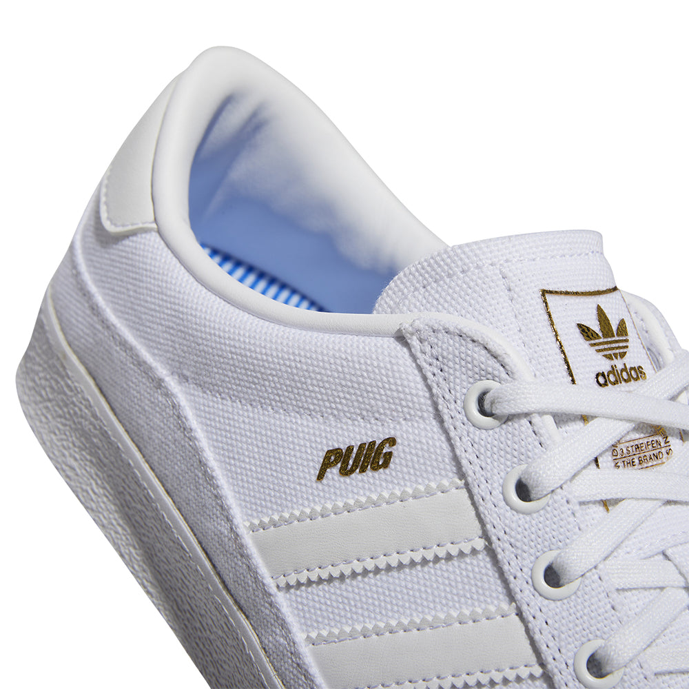 adidas Puig Indoor Shoes cloud white/cloud white/gum 5