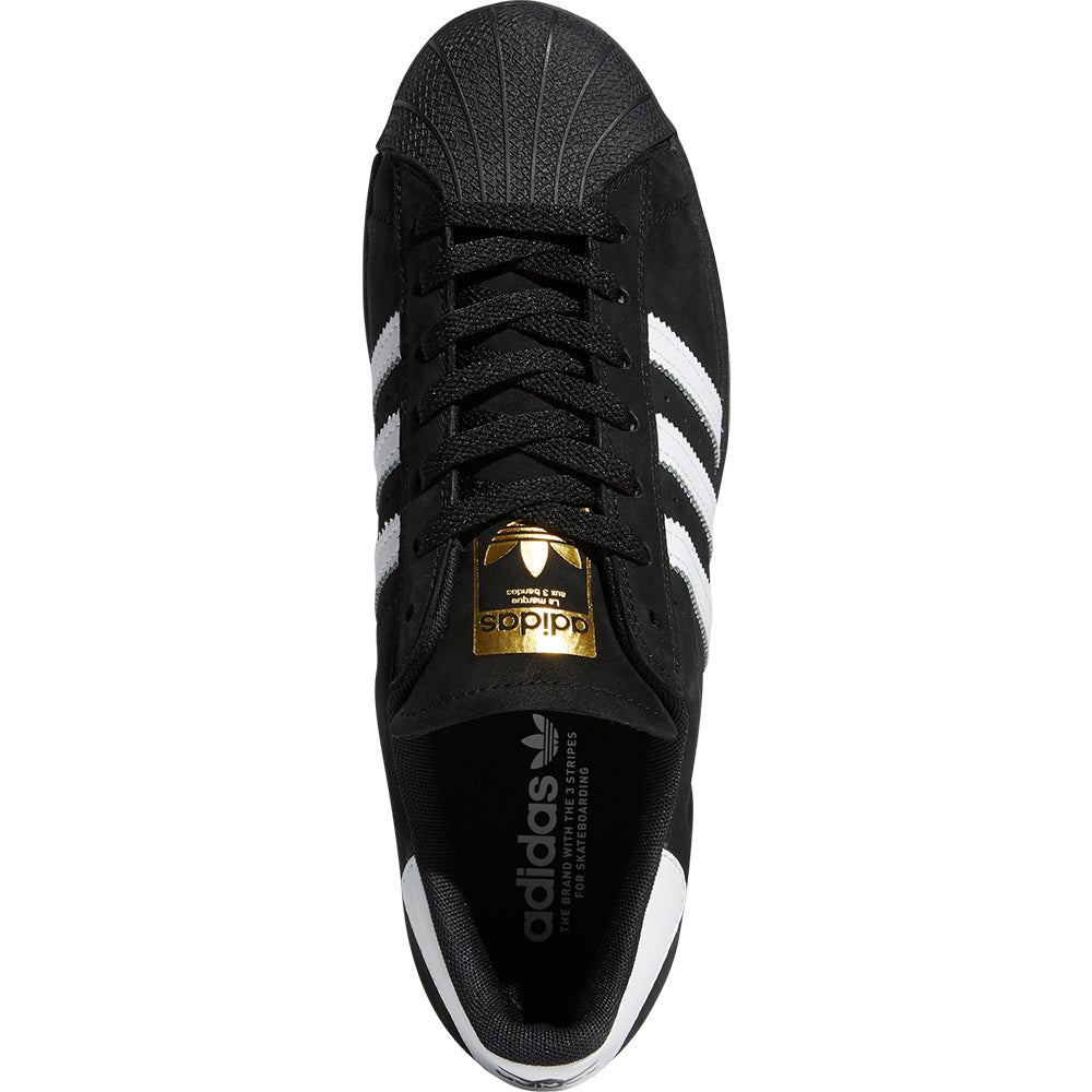 adidas Superstar ADV Shoes Core Black/Cloud White/Gold Metallic