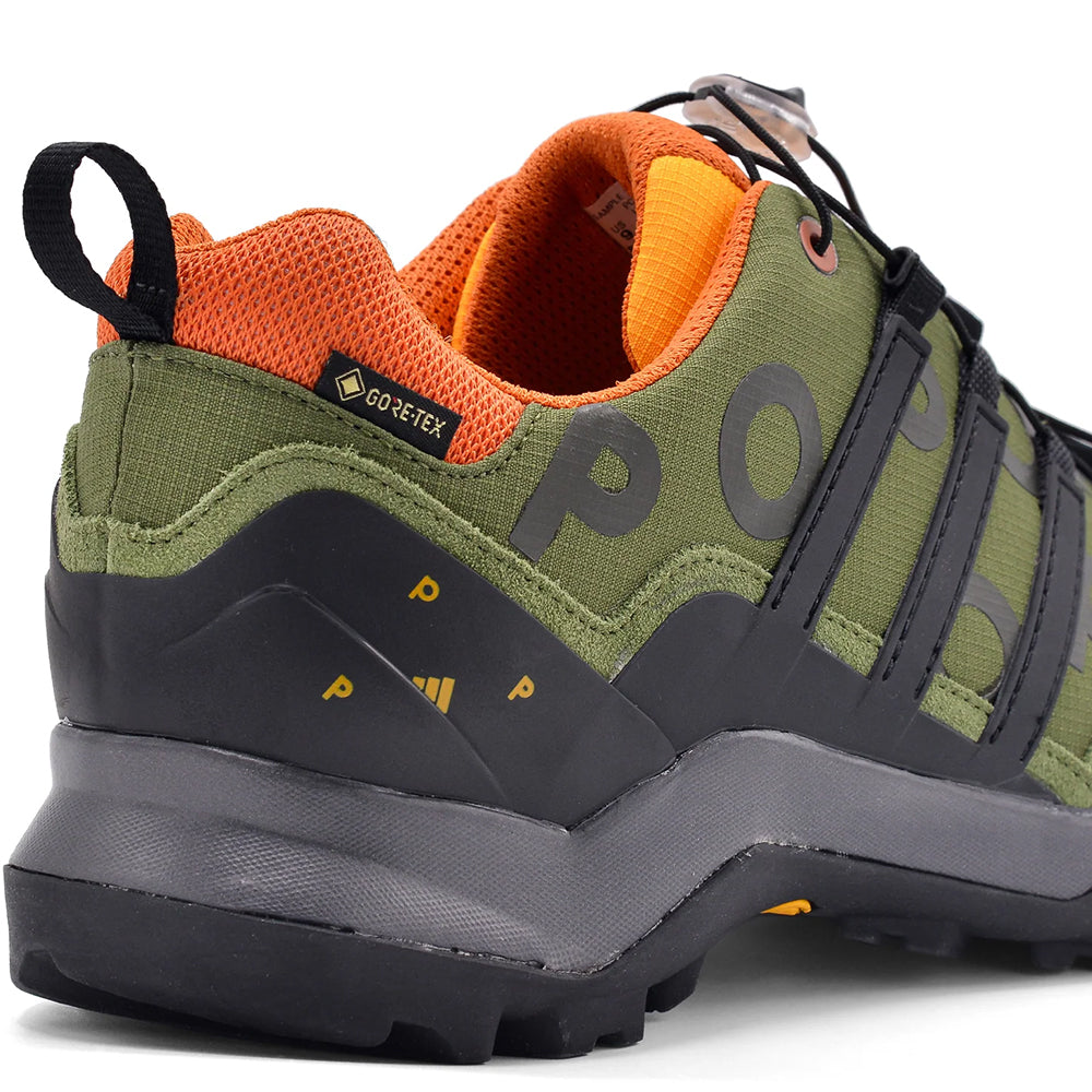 adidas x Pop Trading Company Swift R2 GTX Shoes Wild Pine/Core Black/Semi Solar Yellow
