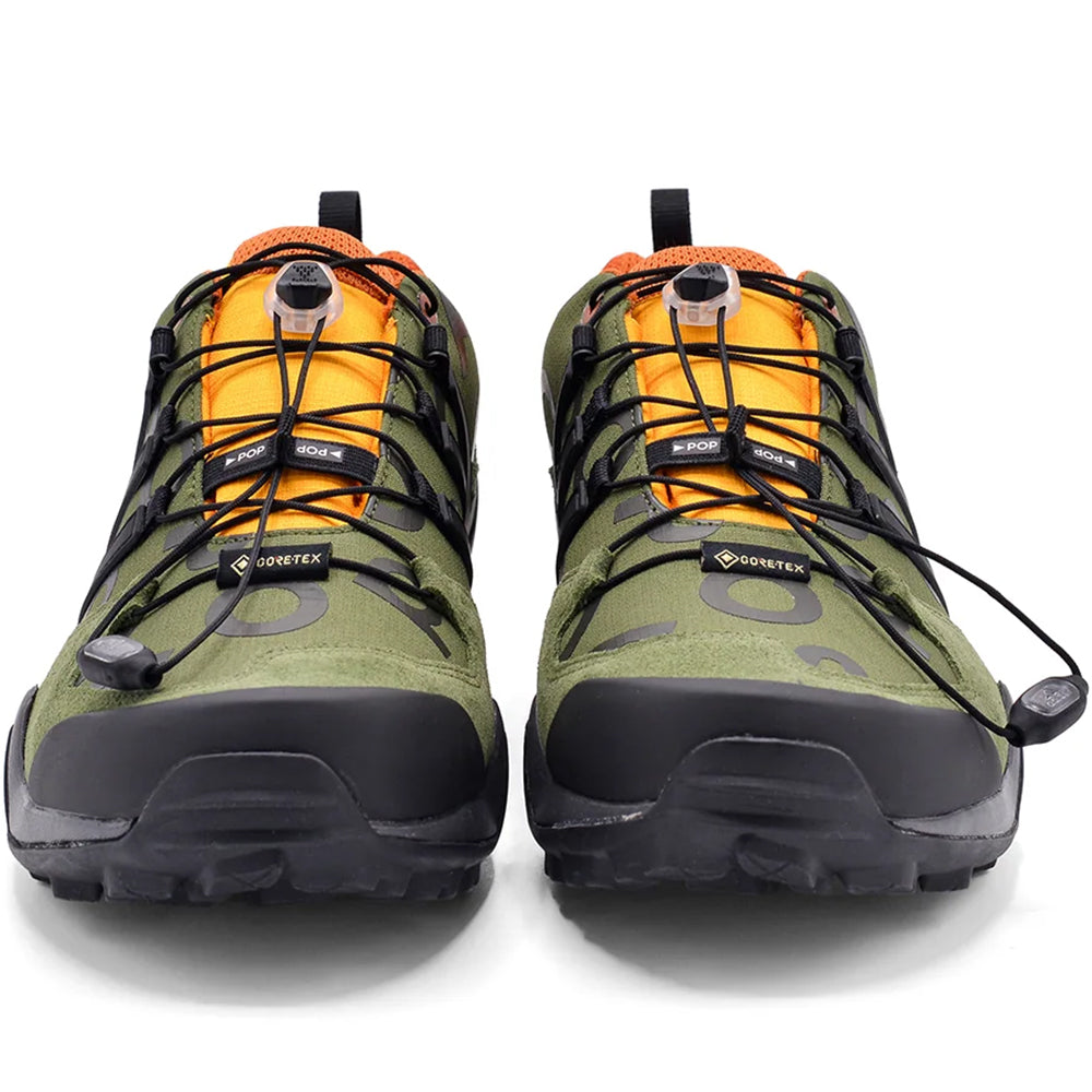 adidas x Pop Trading Company Swift R2 GTX Shoes Wild Pine/Core Black/Semi Solar Yellow