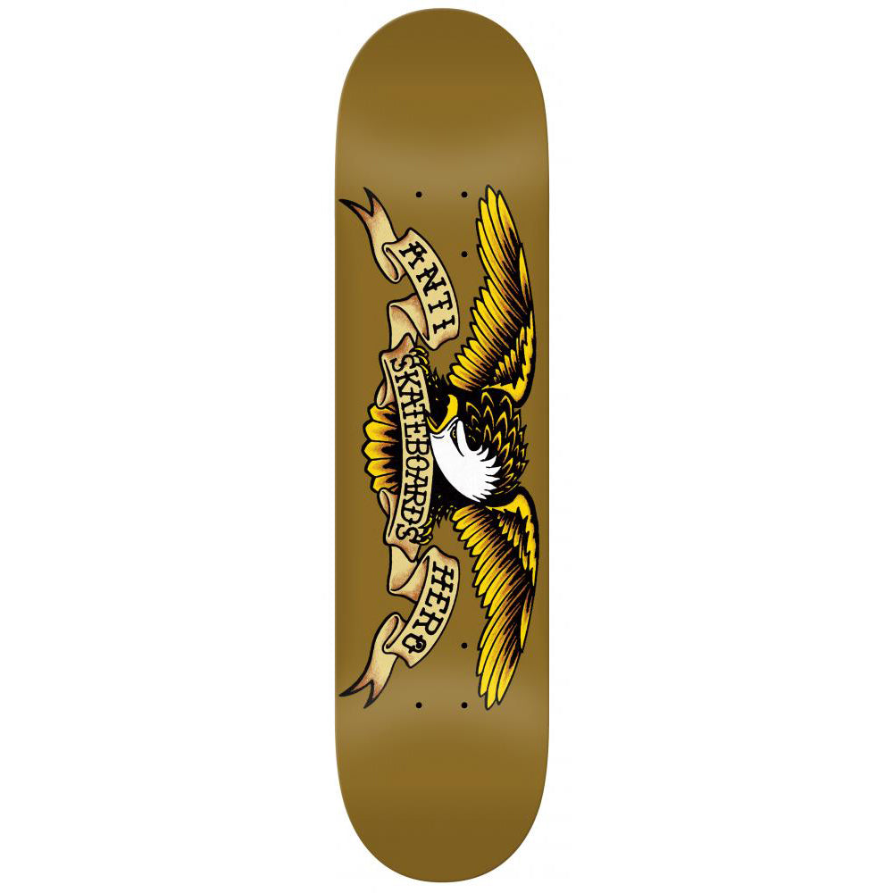 Antihero Classic Eagle Brown Skateboard Deck 8.06"