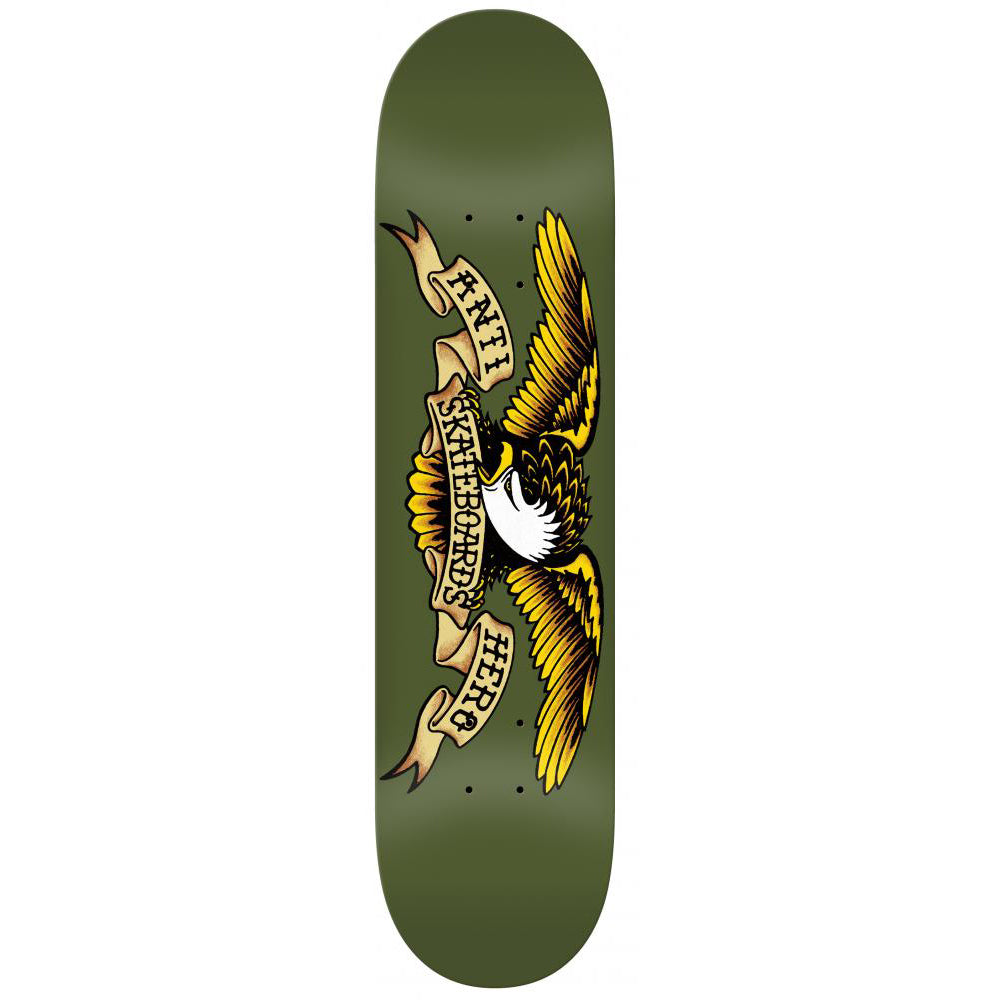 Antihero Classic Eagle green deck 8.38"