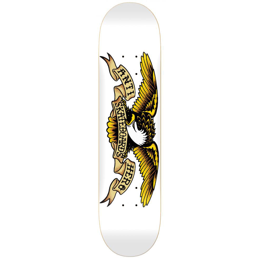 Antihero Classic Eagle White Skateboard Deck 8.75"
