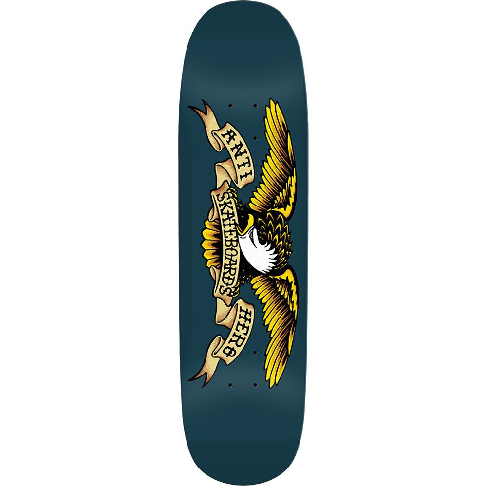 Antihero Shaped Eagle Blue Meanie Skateboard Deck 8.75"