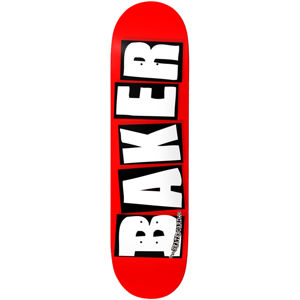 Baker Brand Logo White deck 8.125"