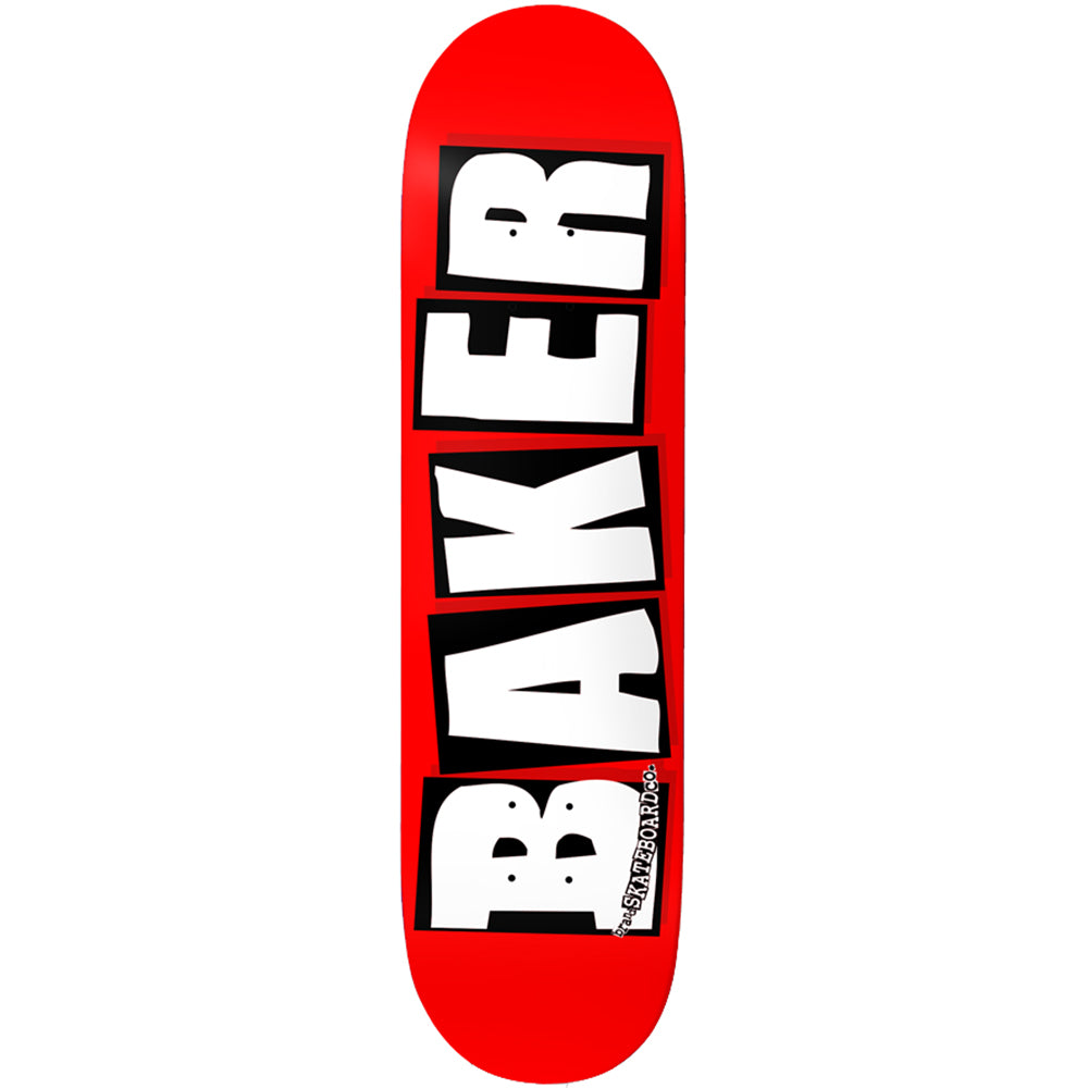 Baker Brand Logo White 7.56" deck