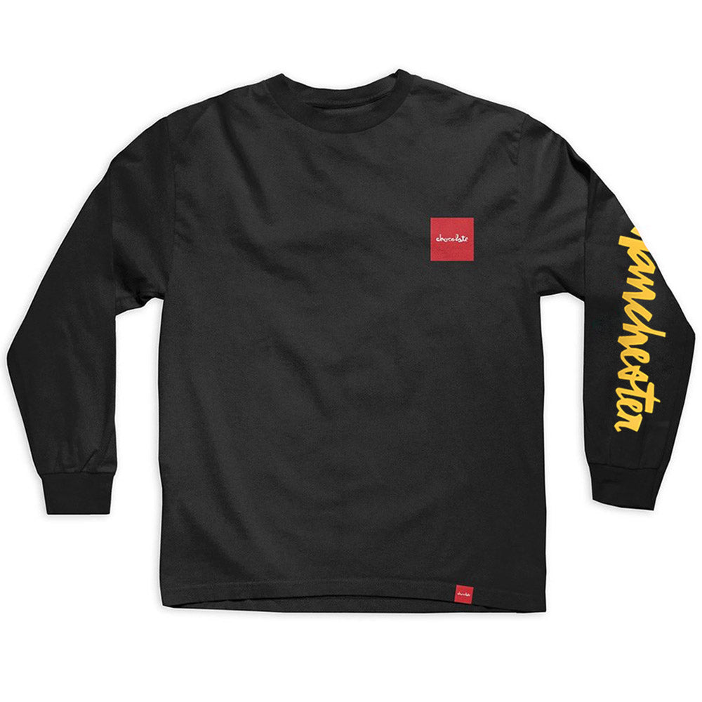 Chocolate Manchester Chunk long sleeve T shirt black