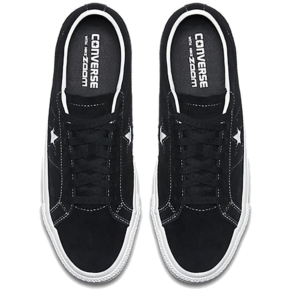 Converse CONS One Star Pro Ox Shoes Black/Black/White