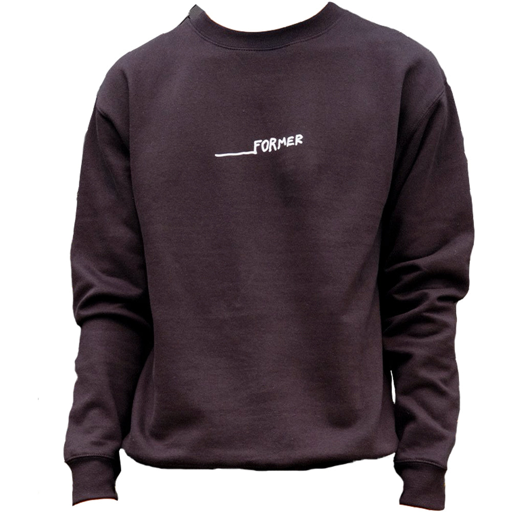 Former The End Crewneck black