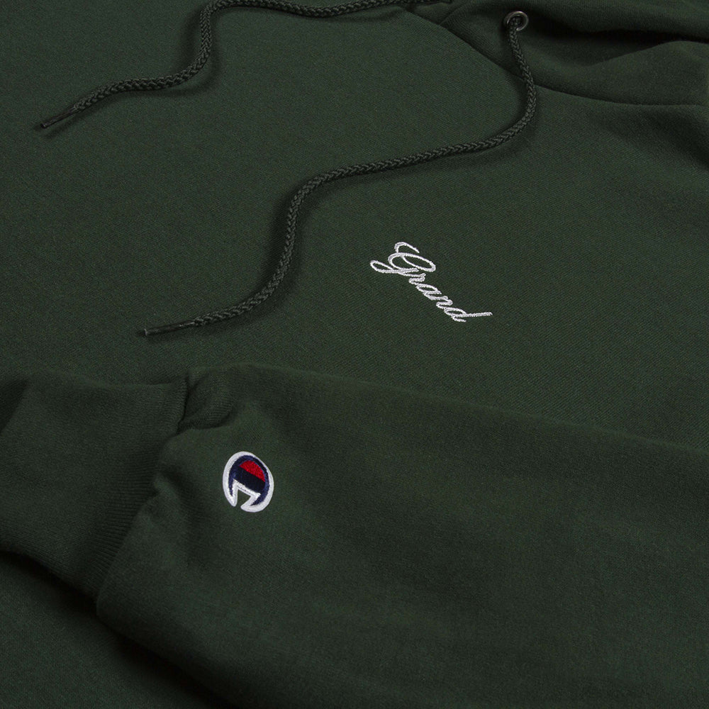 Grand Collection Script Hoodie forest