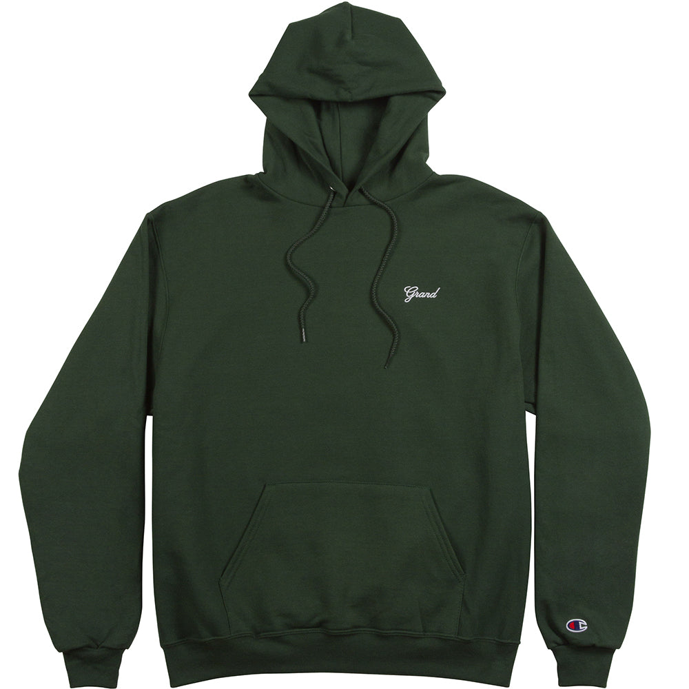 Grand Collection Script Hoodie forest