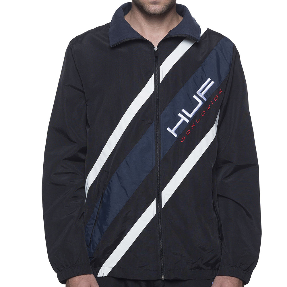 HUF Palisades black track jacket