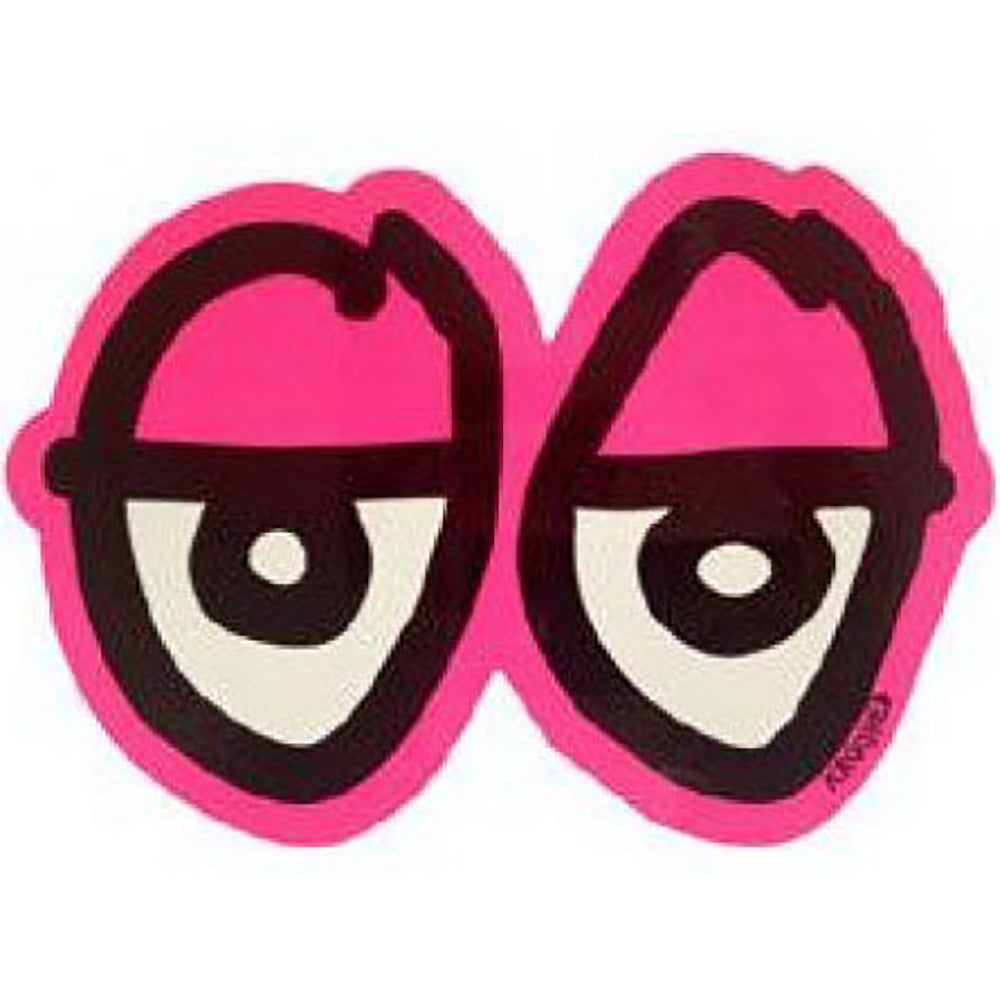 Krooked Eyes Sticker pink Medium