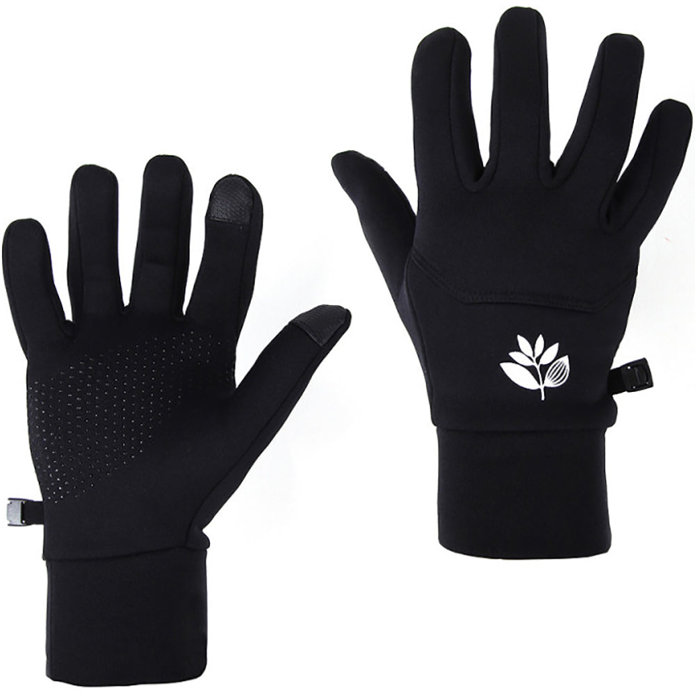 Magenta Plant Gloves black