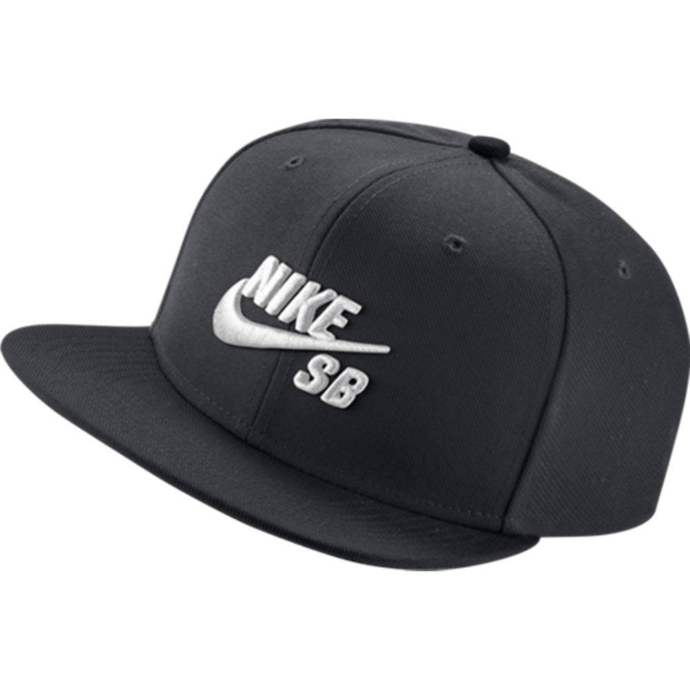 Nike SB Icon black/white snapback cap