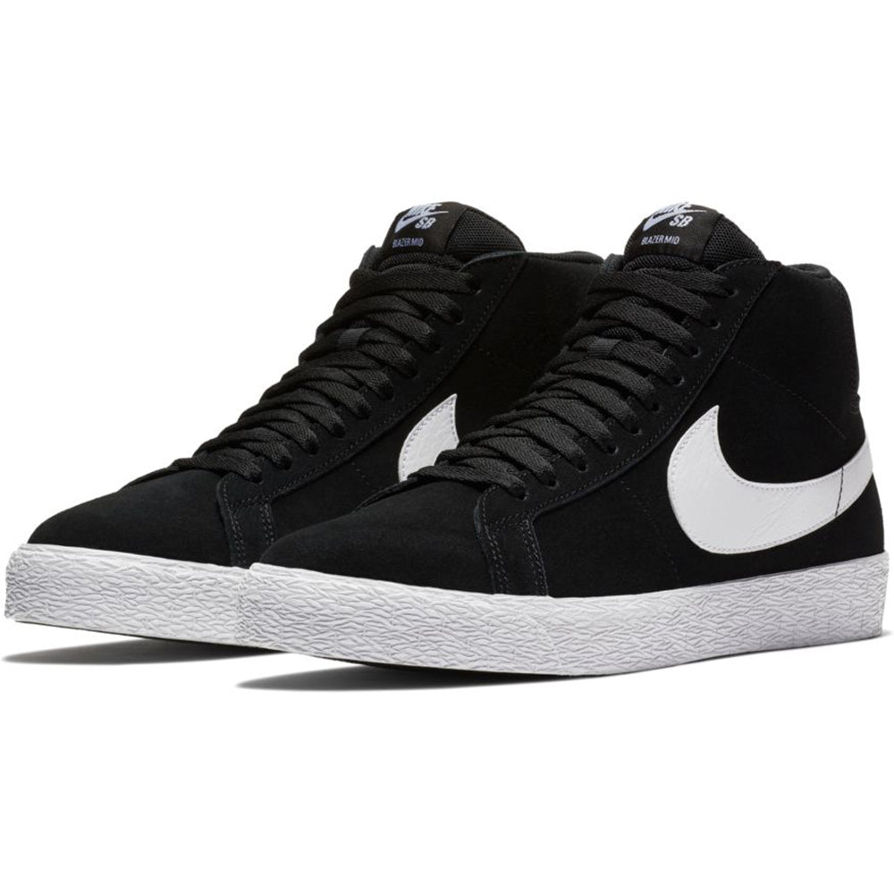 Nike SB Zoom Blazer Mid Shoes Black/White-White-White