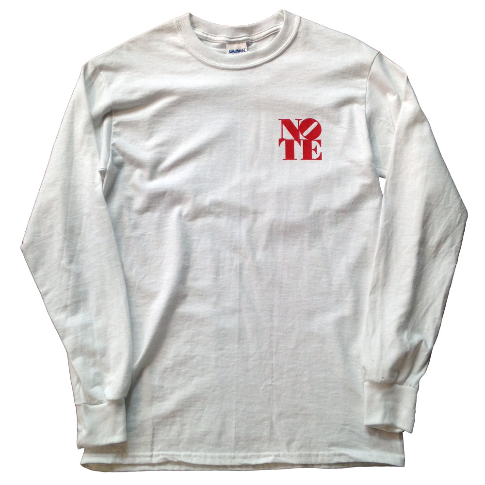 NOTE 15 white long sleeve T shirt