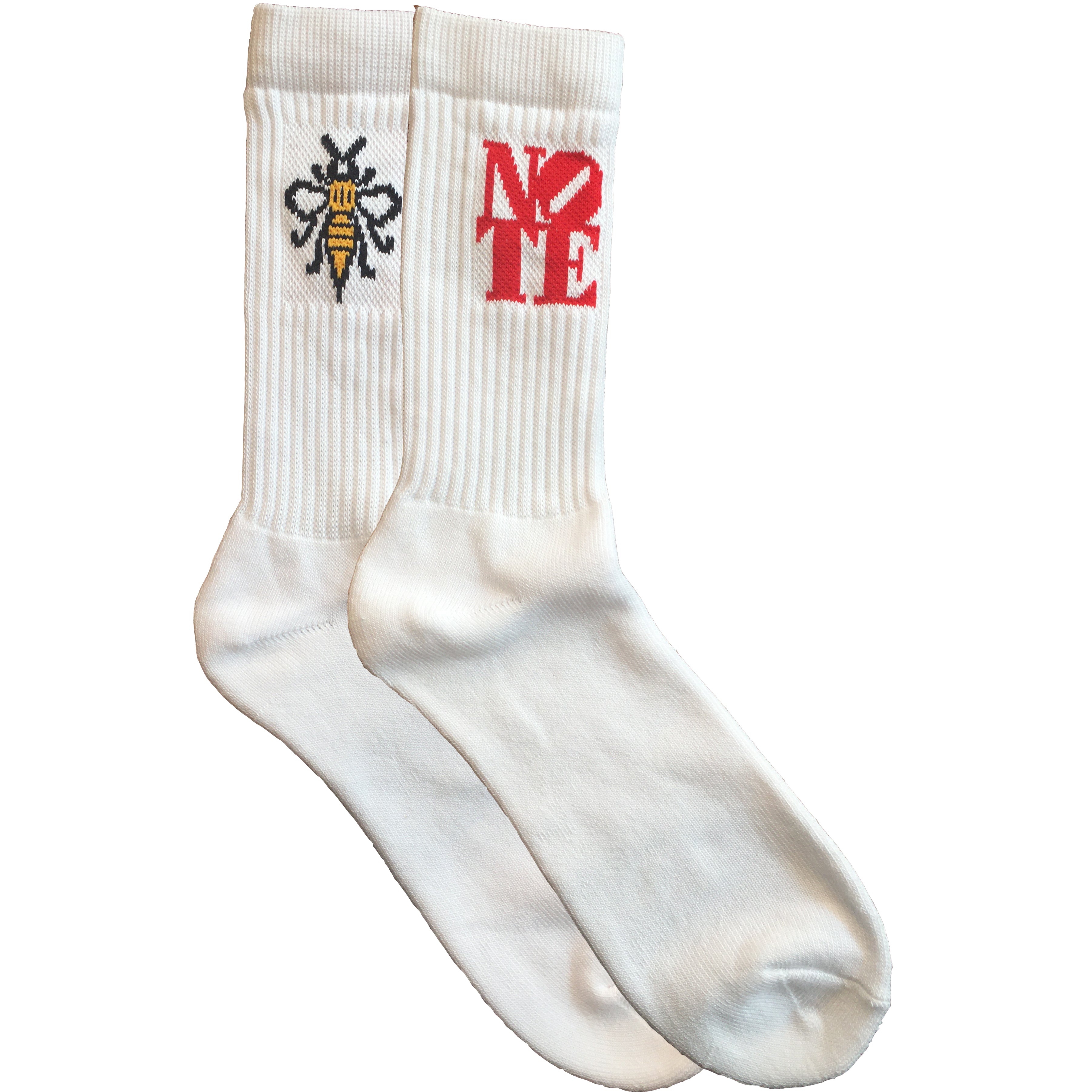 NOTE Bee Socks white