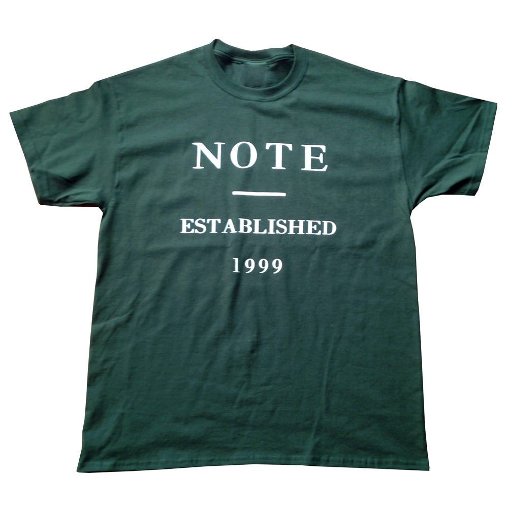 NOTE Established forest green T shirt