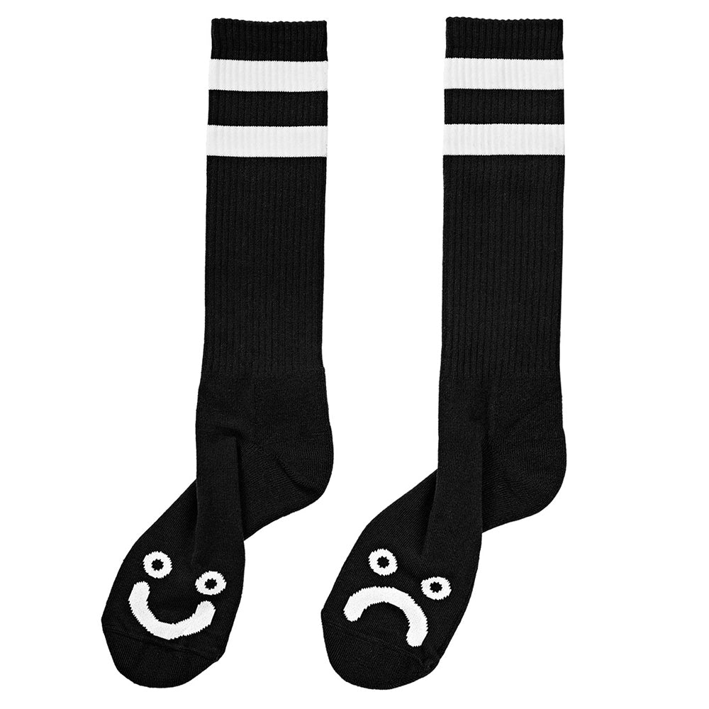 Polar Happy Sad socks black