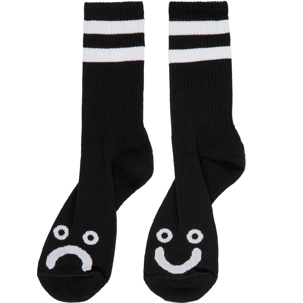 Polar Happy Sad socks black