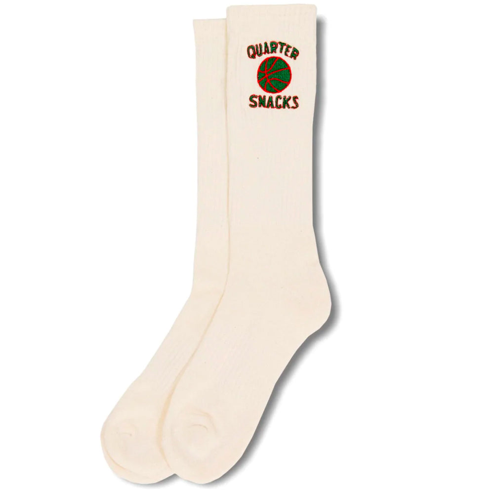 Quartersnacks Ball Is Life Socks Cream