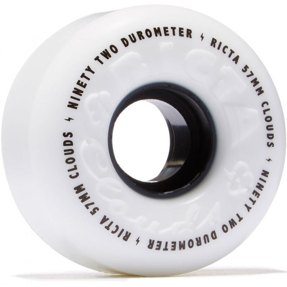 Ricta Clouds Black 92a Skateboard Wheels 54mm