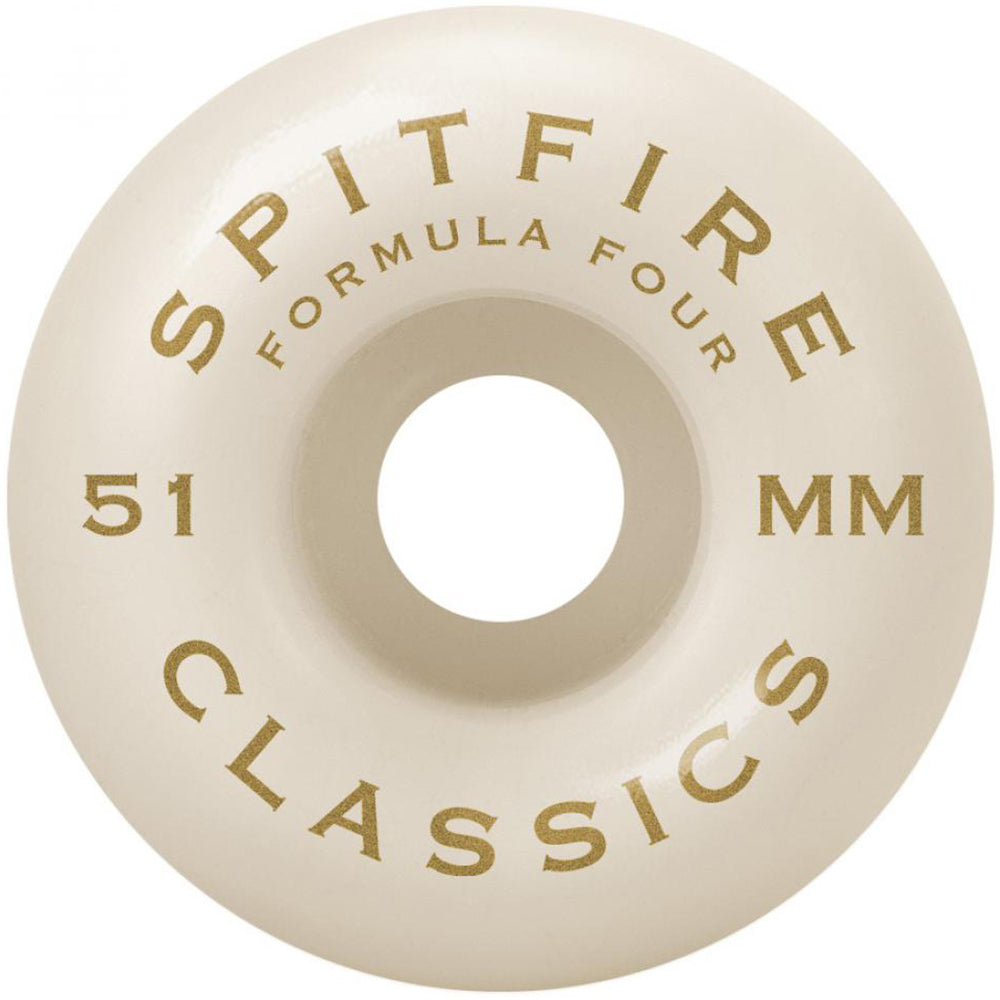 Spitfire Formula Four Classics 99du Red Skateboard Wheels 51mm