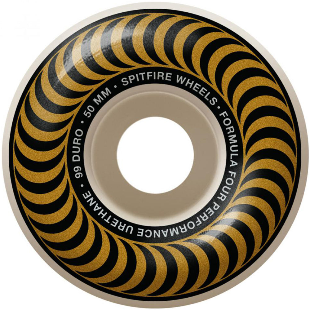 Spitfire Formula Four Classics 99du Bronze Skateboard Wheels 50mm