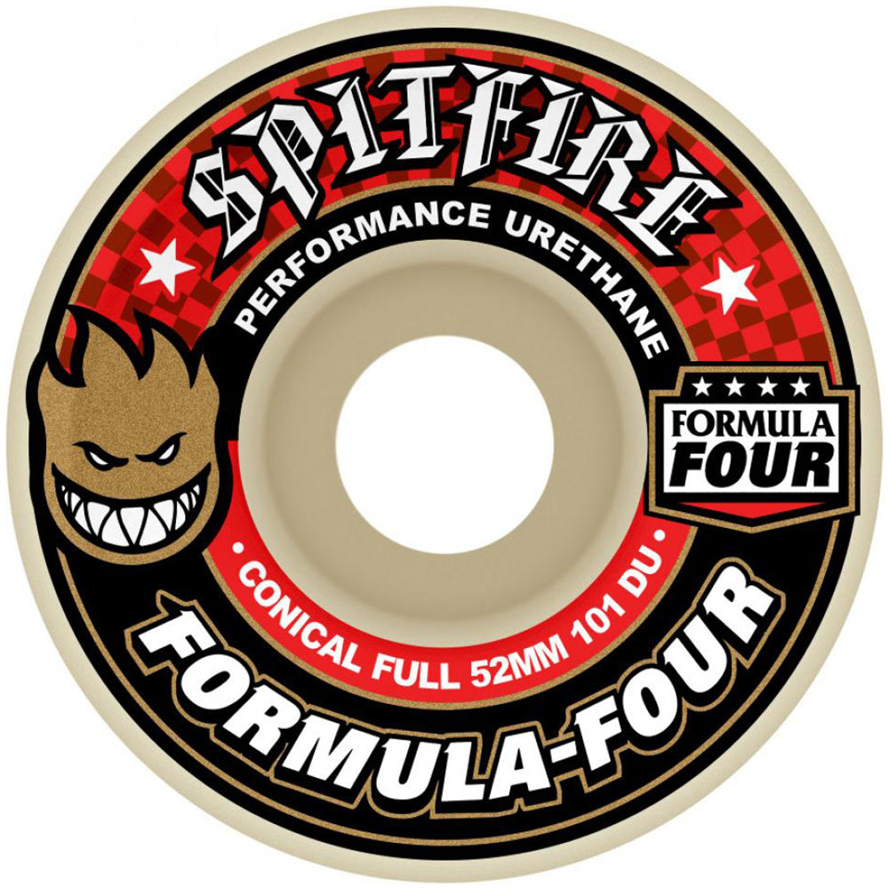 Spitfire Formula Four Conical Full 101du Wheels 54mm