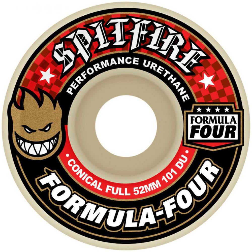 Spitfire Formula Four Conical Full 101du Skateboard Wheels 52mm
