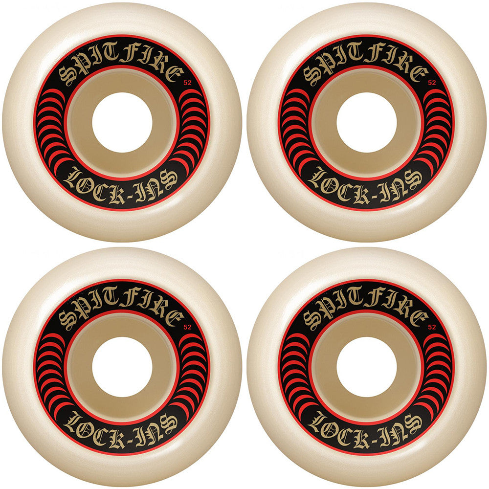 Spitfire Formula Four Lock Ins 101DU Skateboard Wheels 53mm
