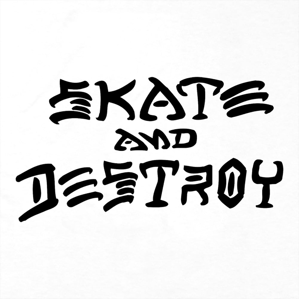 Thrasher Skate and Destroy T Shirt white